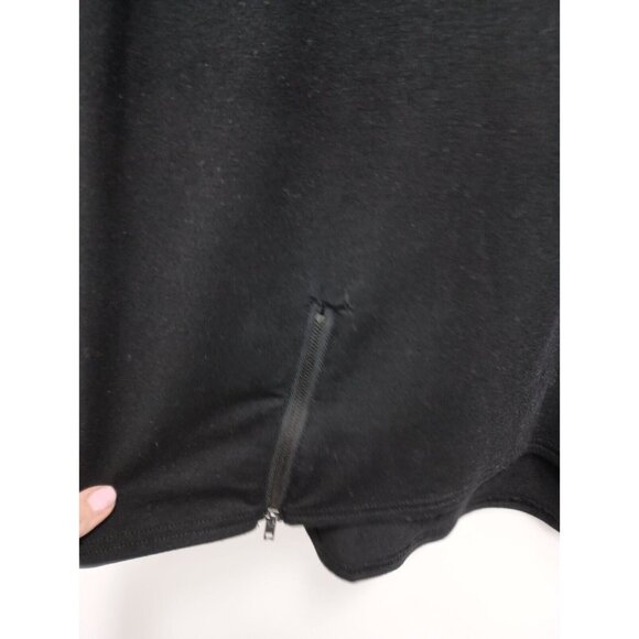 Vintage Y2K Allure Womens Tunic Top Size 1X Black Embellished Long sleeve Grunge - Picture 4 of 8